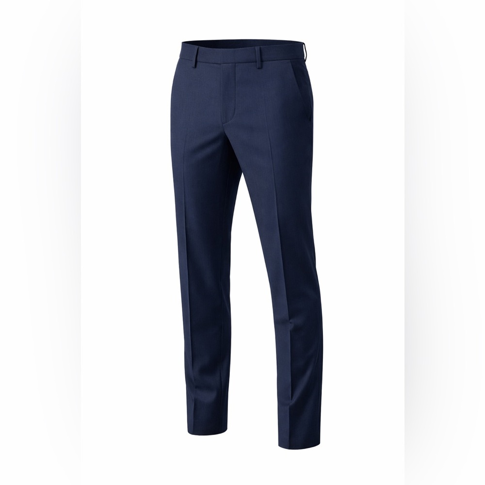 Moncler Navy Wool Stretch‎ Dress Pants Men’s IT 52 US 36 Tailored Trousers